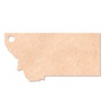 Custom Engraved 14.5" x 8" Epicurean Montana Shaped Cutting Board