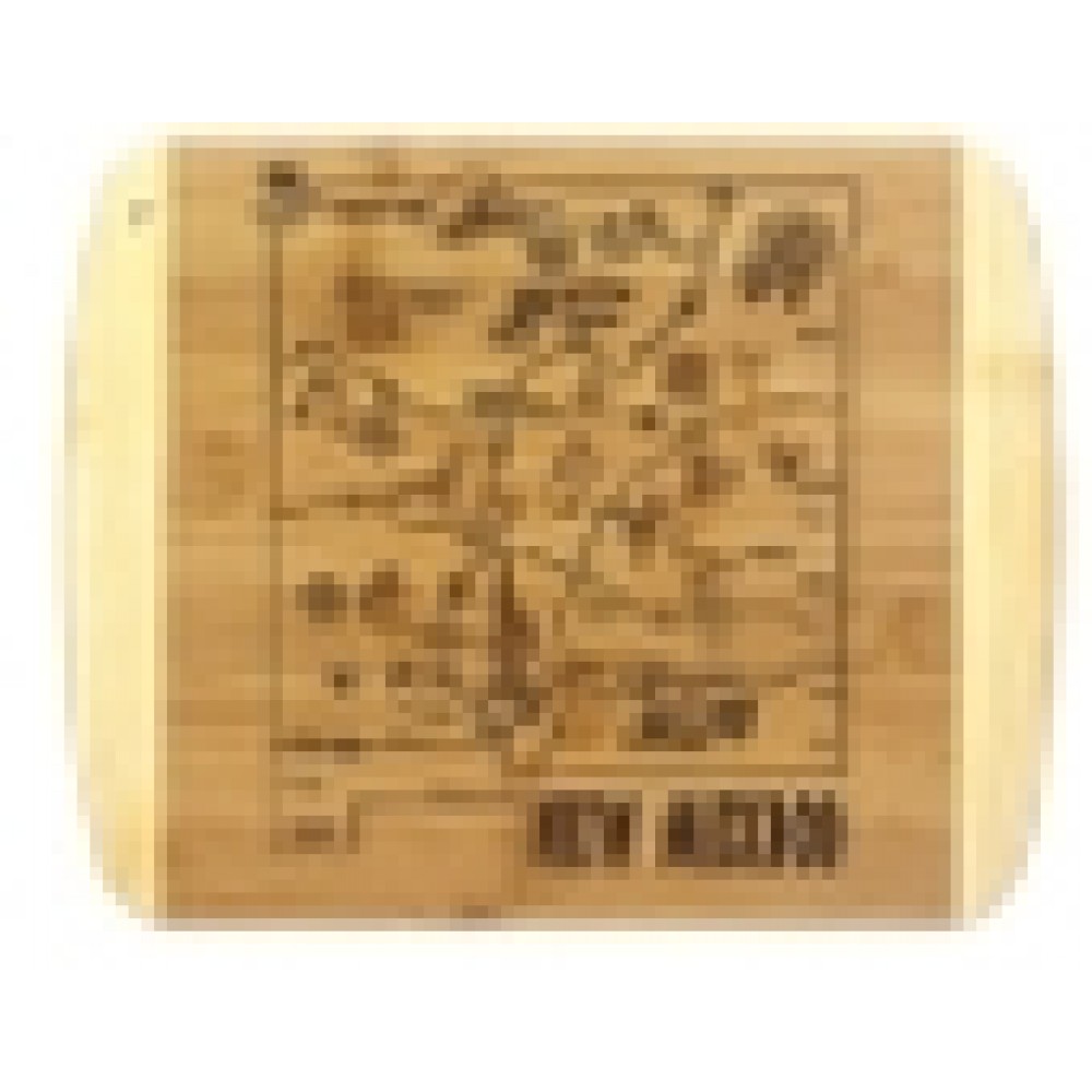 A Slice of Life New Mexico Serving & Cutting Board with Logo