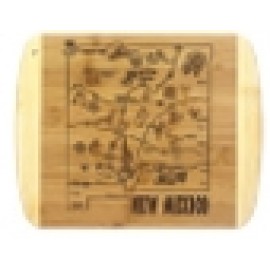A Slice of Life New Mexico Serving & Cutting Board with Logo