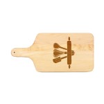 Customized 8" x 17" Maple Paddle Cutting Board