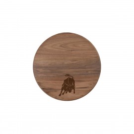 Promotional 15" Walnut Round Cutting Board