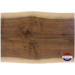 13 3/4"x 9 3/4" Black Walnut Cutting and Charcuterie Board MADE IN THE USA! with Logo