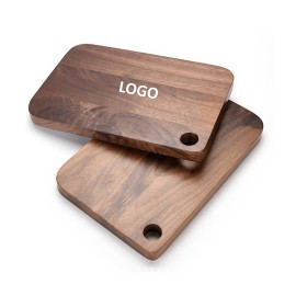 Logo Branded Walnut Square Cutting Board  Logo Branded Walnut Square Cutting Board