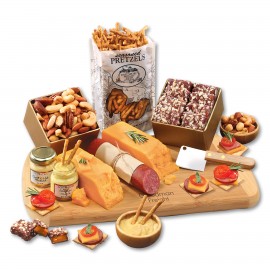 Charcuterie Collection Snack Board with Logo  Charcuterie Collection Snack Board with Logo