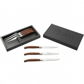 Modena 6-Piece Steak Knife Set Logo Branded