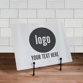 Custom Engraved Personalized Corporate Logo Glass Cutting Board