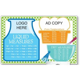 Custom Measure of a Good Cook Cutting Mat w/ 1 Color Hot Stamp Imprint  Custom Measure of a Good Cook Cutting Mat w/ 1 Color Hot Stamp Imprint