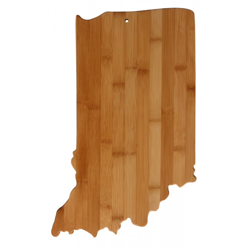 Indiana State Cutting & Serving Board with Logo