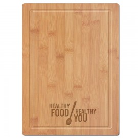 Customized Natural Bamboo Cutting Board (15.75"x12"x11/16")