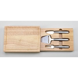 Rectangular Wood Cheese Cutting Board with Logo