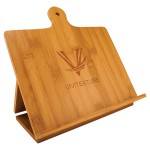 Bamboo Standing Chef's Easel, 10 1/4" x 10 1/4" with Logo