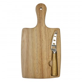 Wooden Cheese Cutting Board Knife Set with Logo