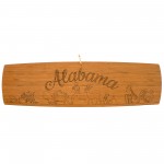 Alabama State Charcuterie Board with Logo