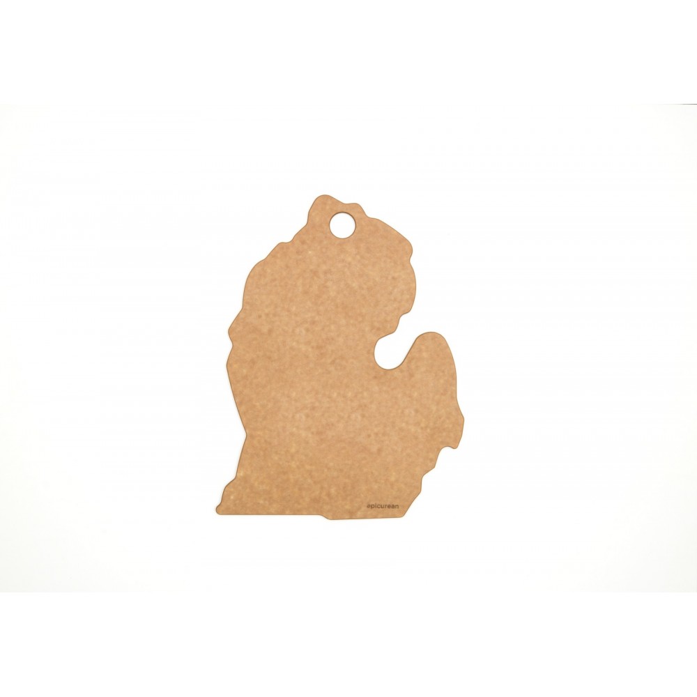 Custom Engraved 13"x10.75" Epicurean Michigan Shaped Cutting Board Custom Engraved 13"x10.75" Epicurean Michigan Shaped Cutting Board
