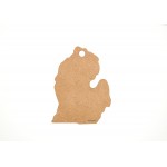 Custom Engraved 13"x10.75" Epicurean Michigan Shaped Cutting Board