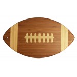 Personalized 8.5" x 15" - Bamboo Football Cutting Boards Wood