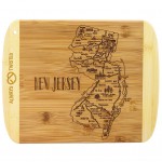 Custom A Slice of Life New Jersey Serving & Cutting Board