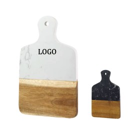 Personalized Acacia Wood Marble Cutting Board