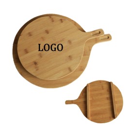 Bamboo Pizza Peel With Handle Custom Printed