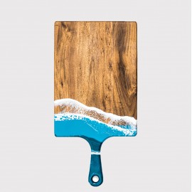 Large Acacia Cheese Board with Logo  Large Acacia Cheese Board with Logo