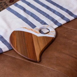 Tasting Board Heart with Logo