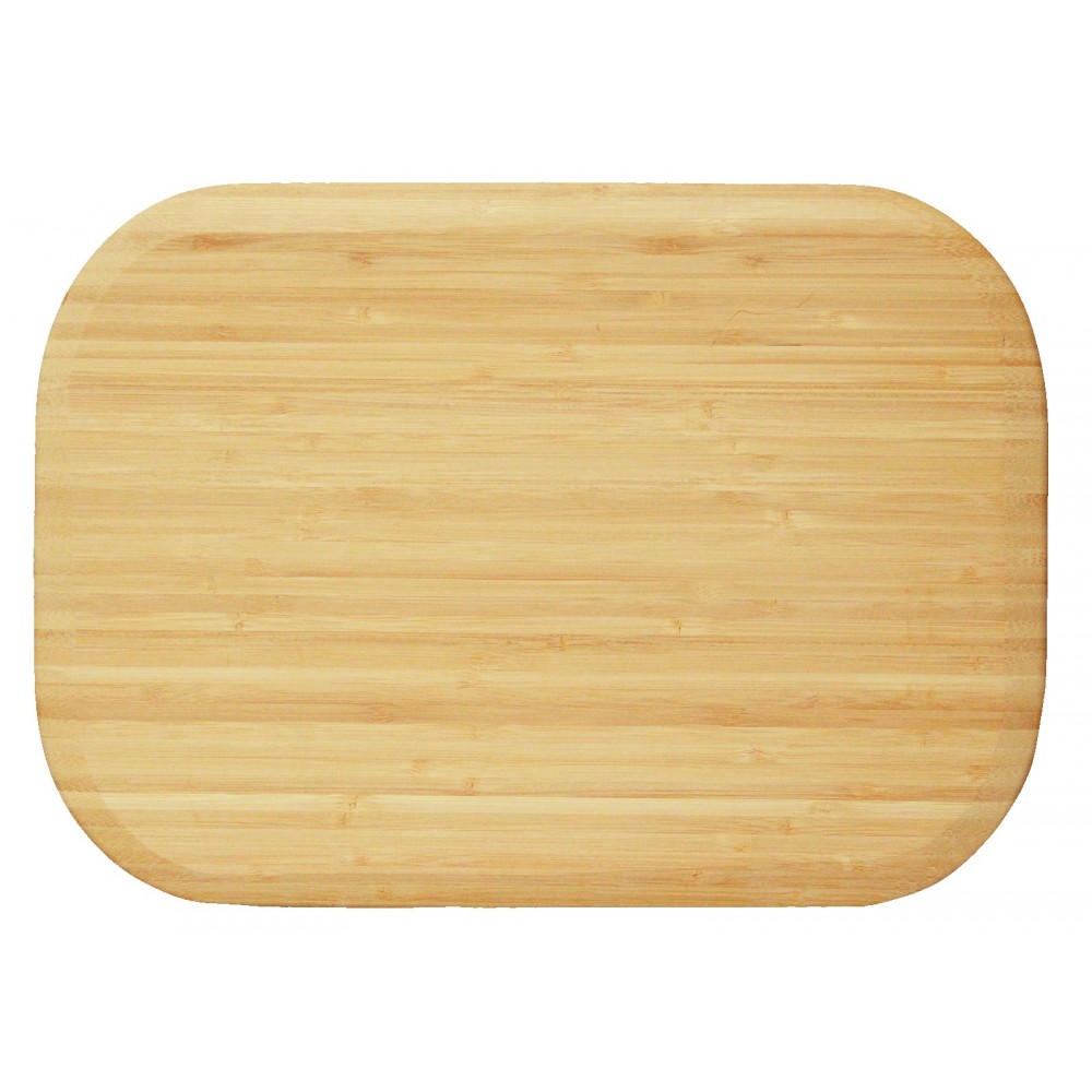 Custom Imprinted Bamboo Cutting Board Large, Round Corners Custom Imprinted Bamboo Cutting Board Large, Round Corners