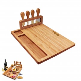 Promotional Bamboo Cheese Board Set - OCEAN
