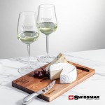 Personalized Swissmar Acacia Board & 2 Elderwood Wine