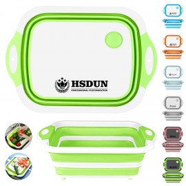 Logo Branded Multifunctional Cutting Board Dish Washing Basin