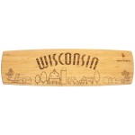 Wisconsin State Charcuterie Board with Logo