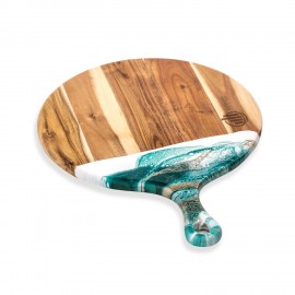 Promotional Round Paddle Acacia Cheese Board