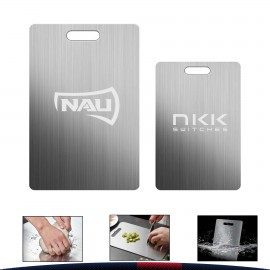 Logo Branded Stainless Steel Cutting Board - SMALL