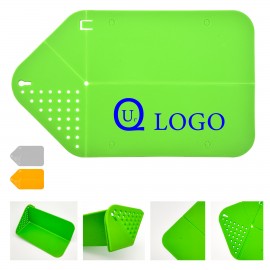 Customized Water Rinse Cutting Board W/Strainer