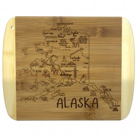 A Slice of Life Alaska Serving & Cutting Board with Logo