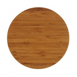 Cuisinart 11" Round Bamboo Cutting Board with Logo  Cuisinart 11" Round Bamboo Cutting Board with Logo