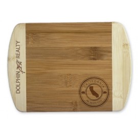 Connecticut State Stamp 2-Tone Bar Board with Logo