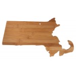 Totally Bamboo Massachusetts State Cutting and Serving Board Custom Printed