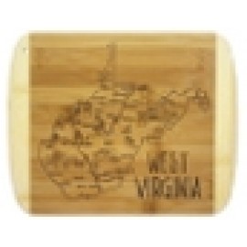 A Slice of Life West Virginia Serving & Cutting Board with Logo