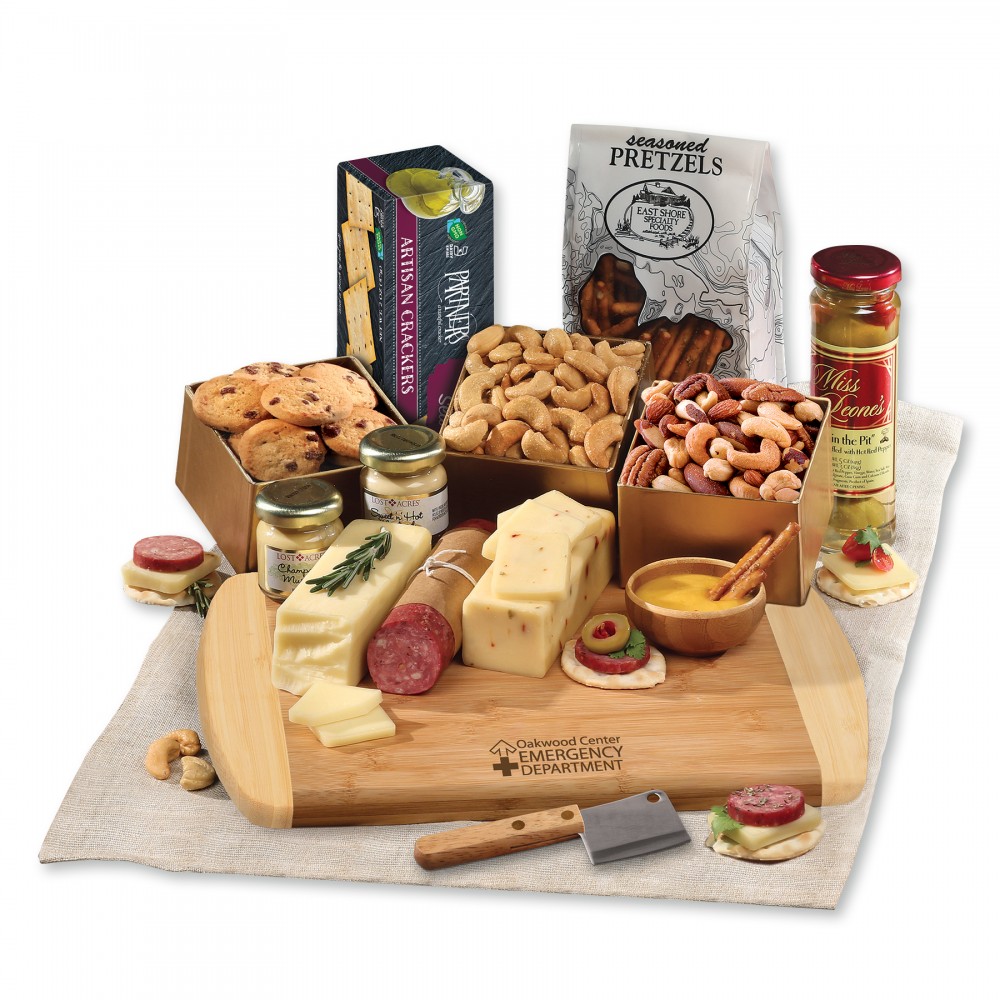 Logo Branded Charcuterie Sampler Board