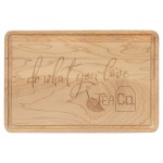 6" x 9" - Wood Cutting Boards - Maple with Logo