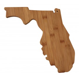Personalized Florida State Bamboo Cutting & Serving Board