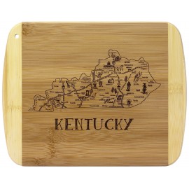 A Slice of Life Kentucky Serving & Cutting Board with Logo