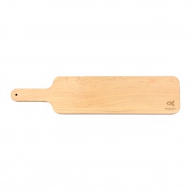 4 1/2" x 20" Maple Paddle Cutting Board with Logo