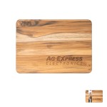 Promotional 14" X 10" Teak Wood Cutting Board