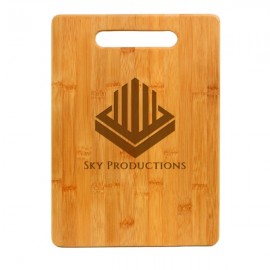 Custom 8.75" x 11.5" - Wood Cutting Board - Bamboo