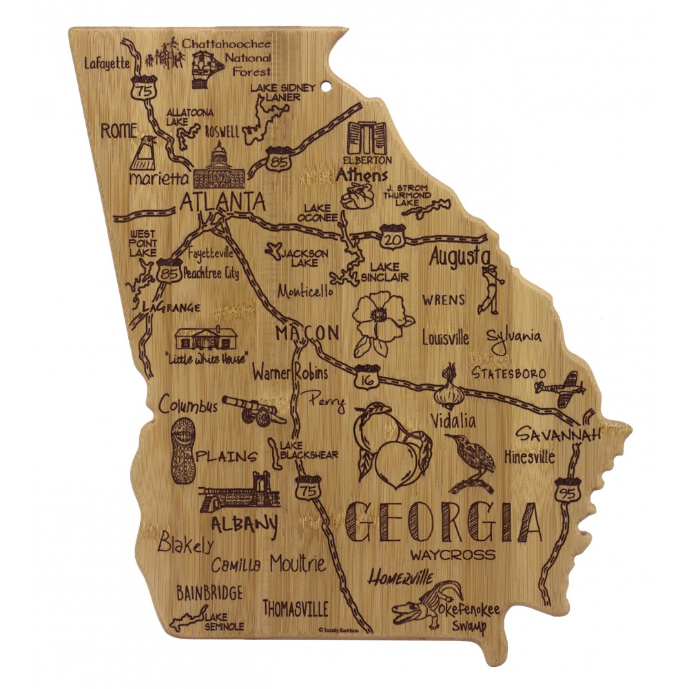 Logo Branded Destination Georgia Cutting & Serving Board