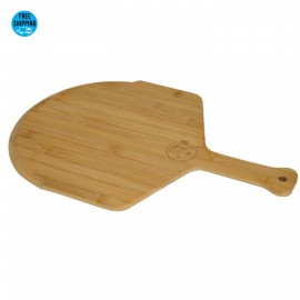 Bamboo Pizza Board 15" - OCEAN with Logo