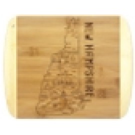 Logo Branded A Slice of Life New Hampshire Serving & Cutting Board