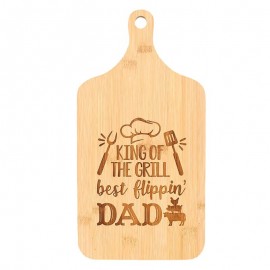 Logo Branded Small Bamboo Cutting Board With Handle  Logo Branded Small Bamboo Cutting Board With Handle