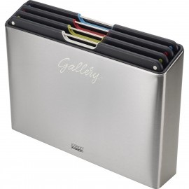 Joseph Joseph Folio Steel 4-piece Cut Board Set with Logo